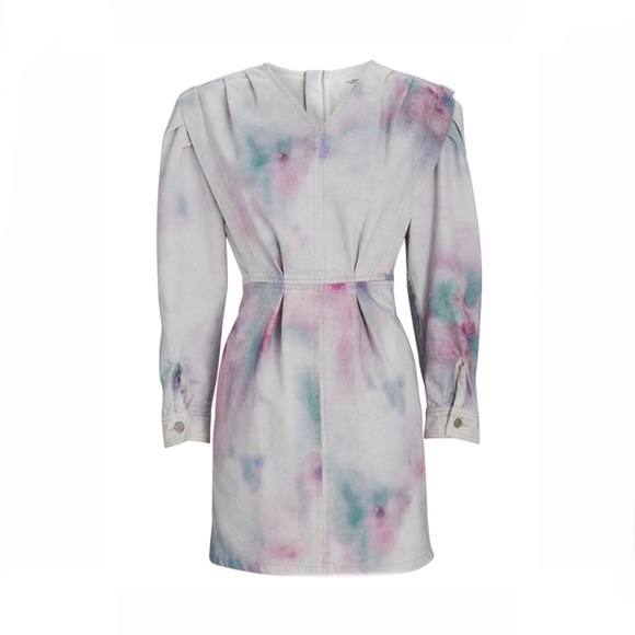 Isabel Marant Dresses & Skirts - Isabel Marant Etoile Lacanau Tie-Dye Mini Dress